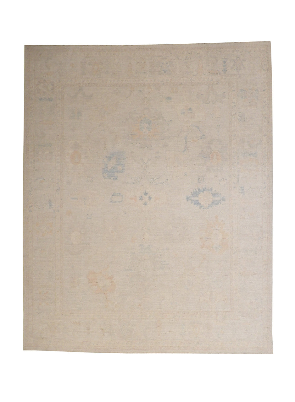 8x10 Oushak Hand-Knotted Wool rug, Rug #101-5071