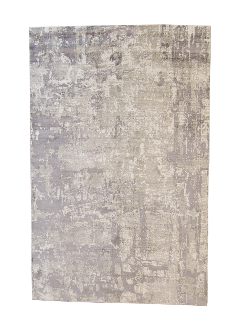 5x8 Modern Hand Loom Silk rug, Rug #101-5139