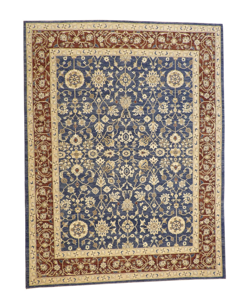 9x12 Oushak Hand-Knotted Wool rug, Rug #101-5102