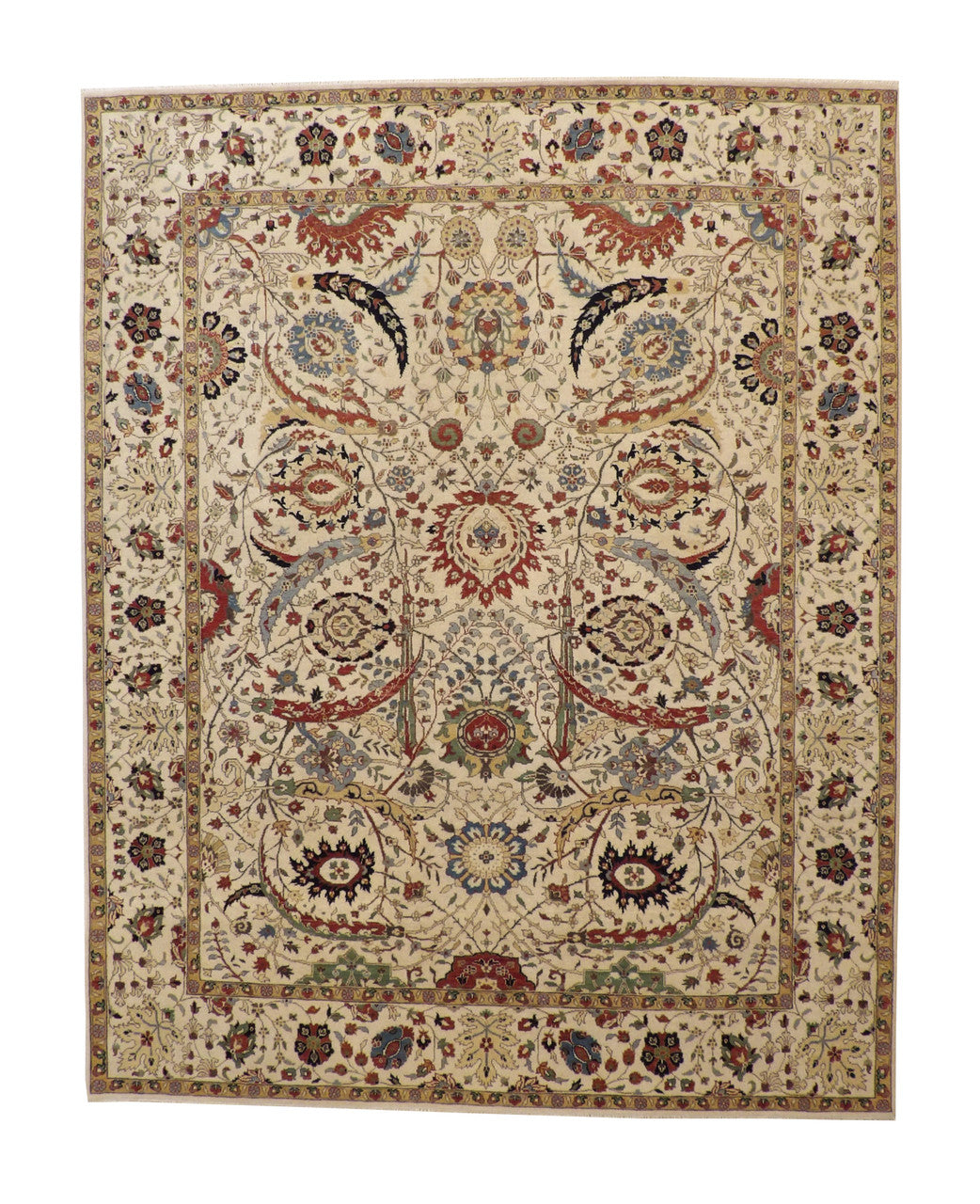 8x10 Antique Hand-Knotted Wool rug, Rug #101-20206