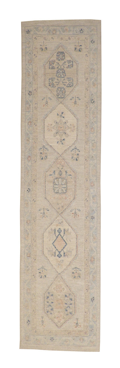 3x11 Oushak Hand-Knotted Wool rug, Rug #101-5078
