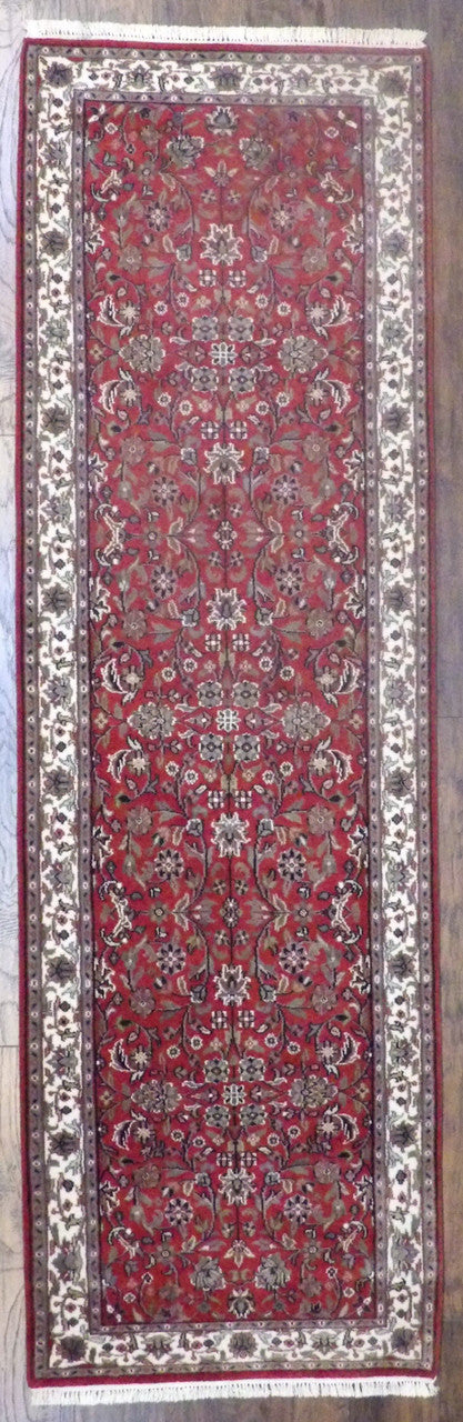 2x10 Traditional Hand-Knotted Wool rug, Rug #101-11366