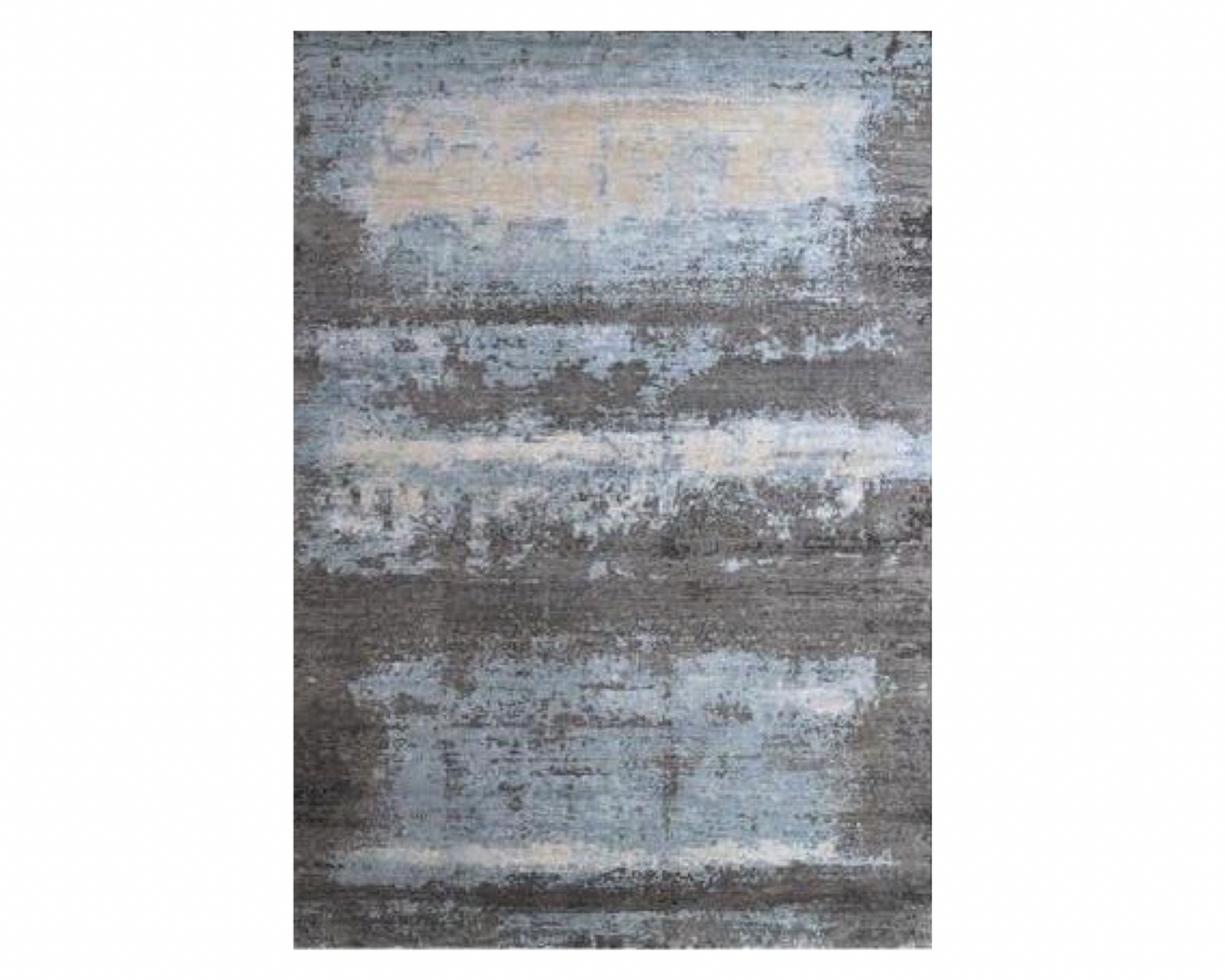 3x5 Modern Hand-Knotted Silk rug, Rug #101-159