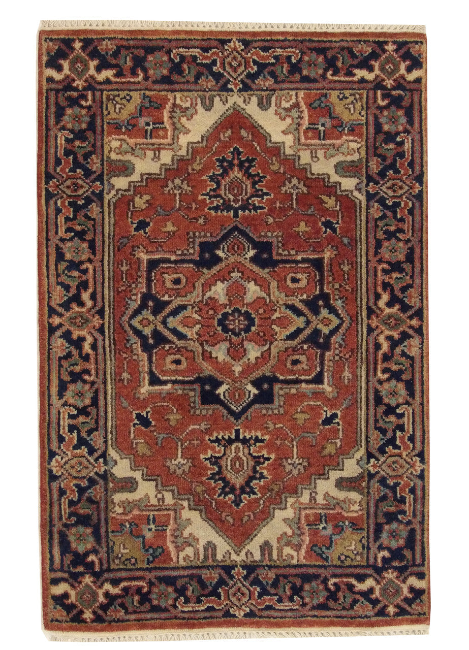 2x4 Tribal Hand-Knotted Wool rug, Rug #101-20081