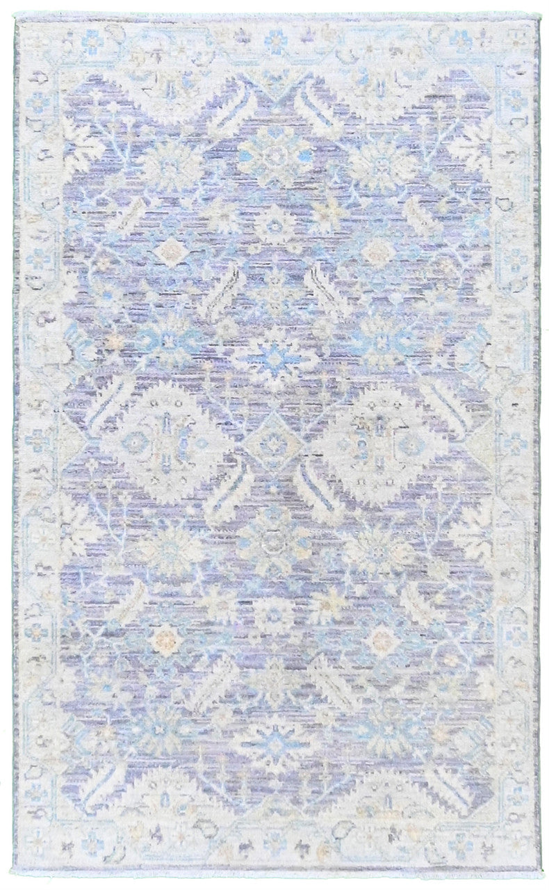 3x5 Tribal Hand-Knotted Wool rug, Rug #RA77089