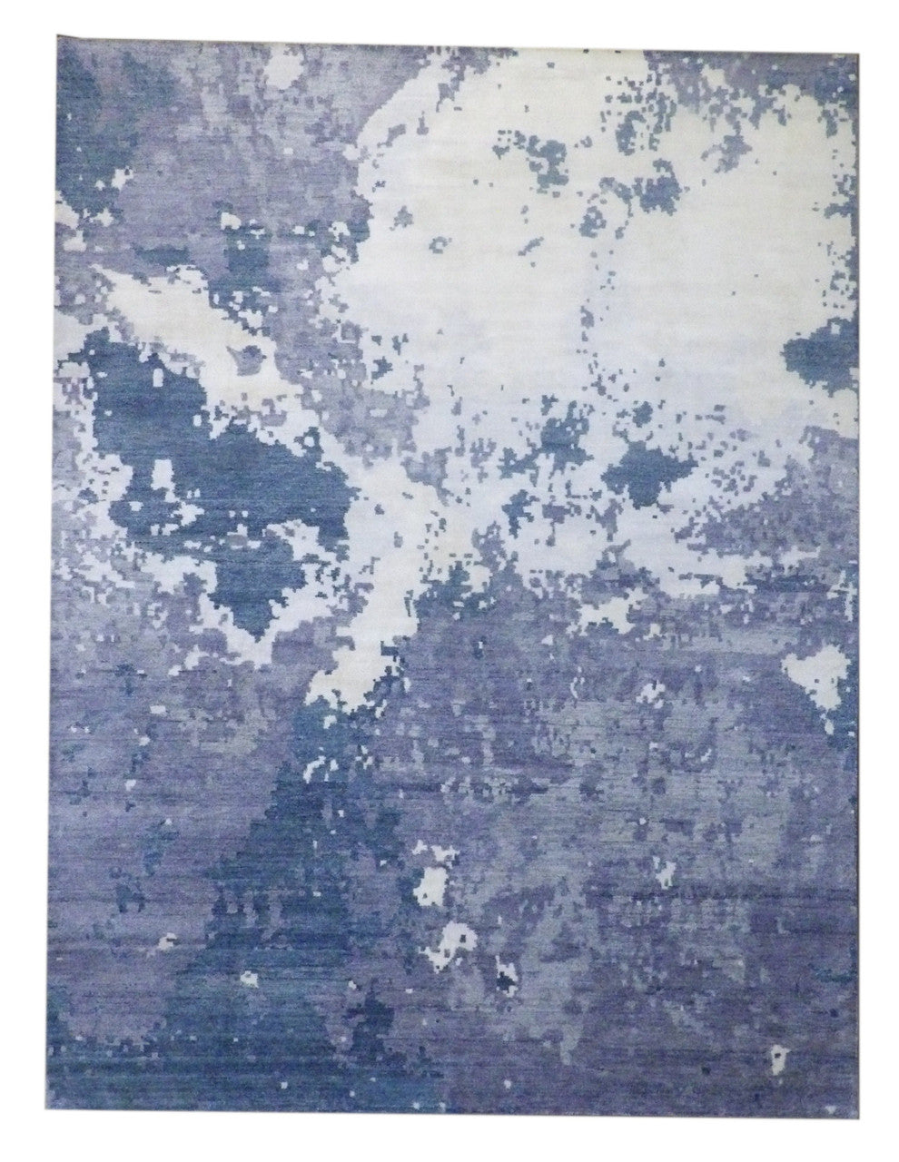 Modern Hand-Knotted Silk rug, Rug #101-777