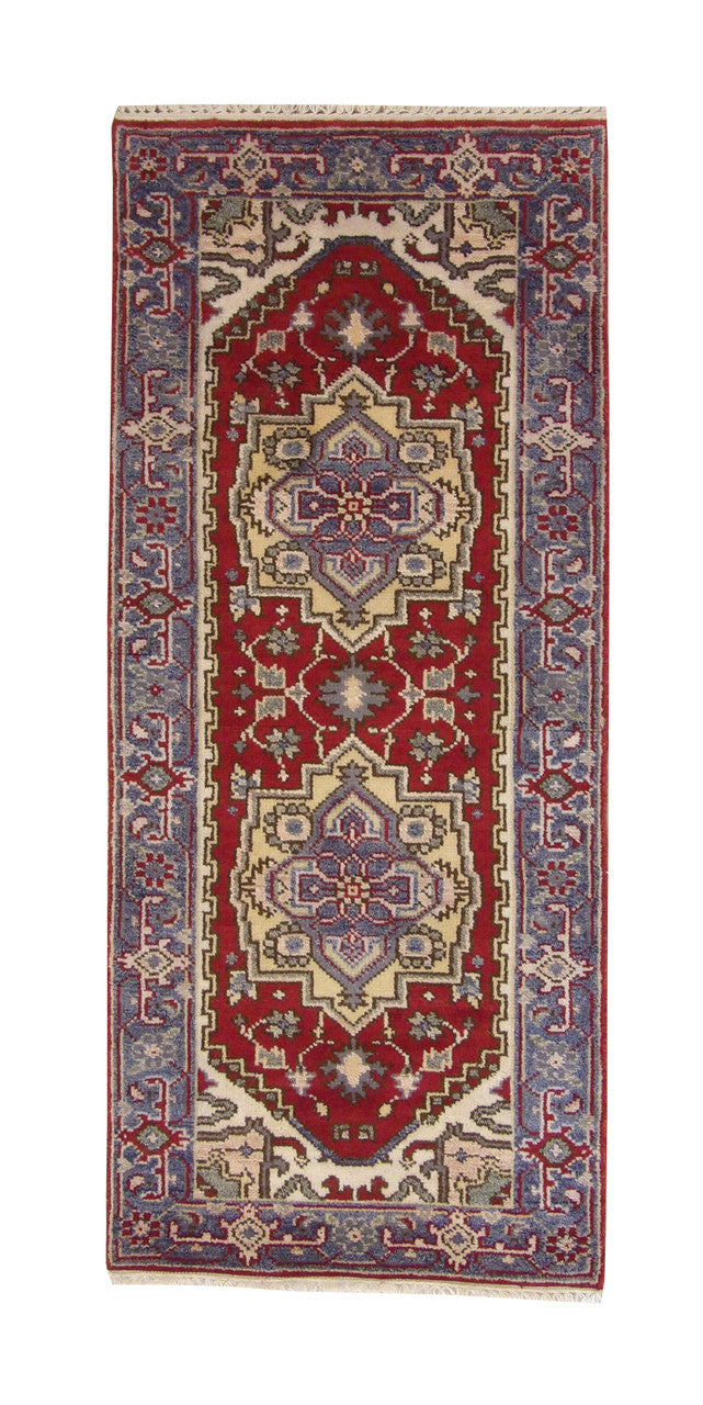 3x5 Tribal Hand-Knotted Wool rug, Rug #101-20320
