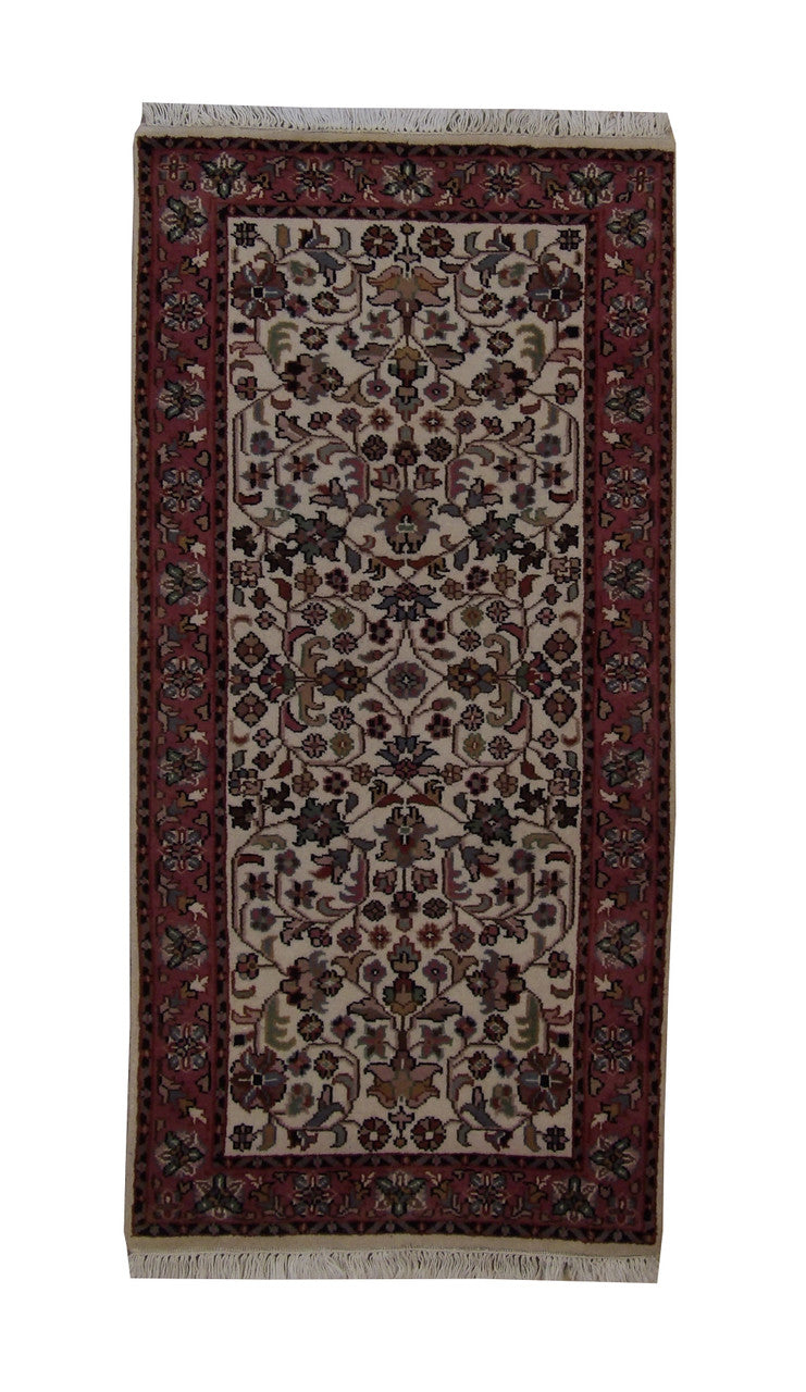 2x5 Traditional Hand-Knotted Wool rug, Rug #101-2171