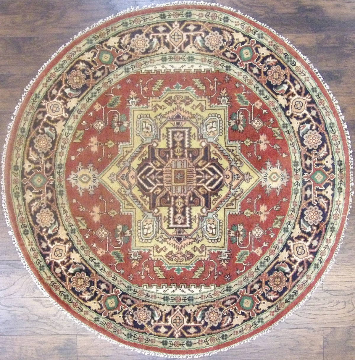 6x6 Tribal Hand-Knotted Wool rug, Rug #101-453
