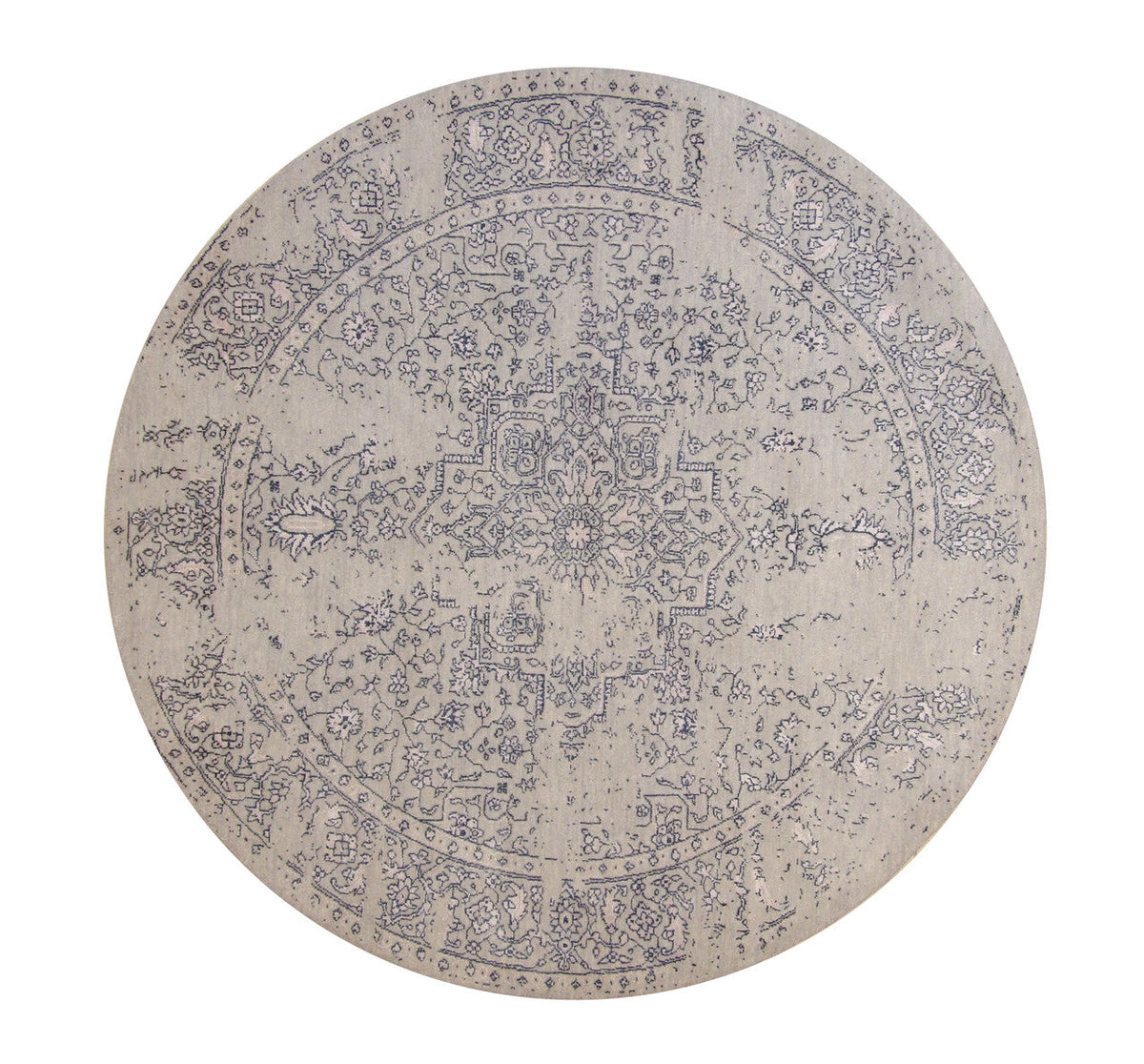 6x8 Modern Hand-Knotted Silk rug, Rug #101-2073