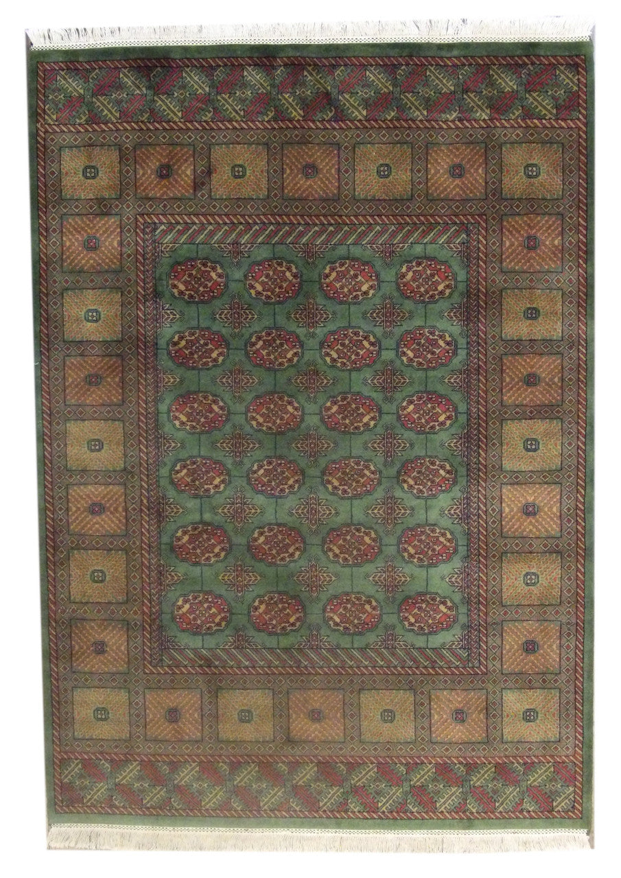 5x8 Tribal Hand-Knotted Wool rug, Rug #101-757