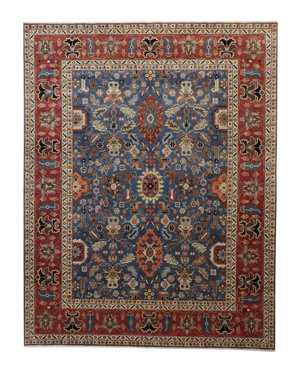 8x10 Antique Hand-Knotted Wool rug, Rug #101-20209