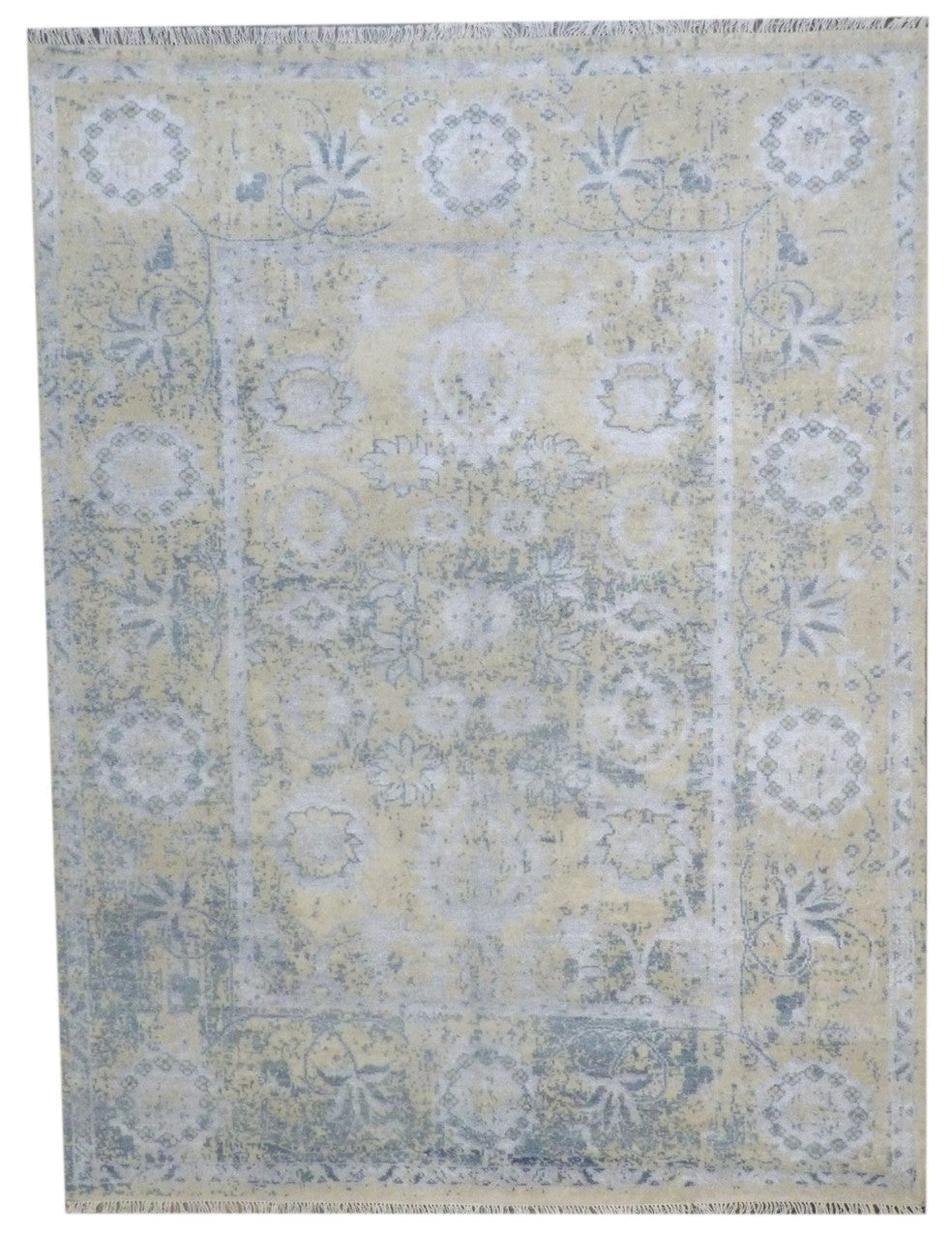 8x10 Oushak Hand-Knotted Silk rug, Rug #101-11167