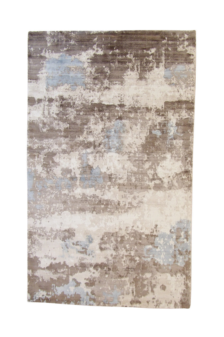 5x8 Modern Hand Loom Silk rug, Rug #101-5136