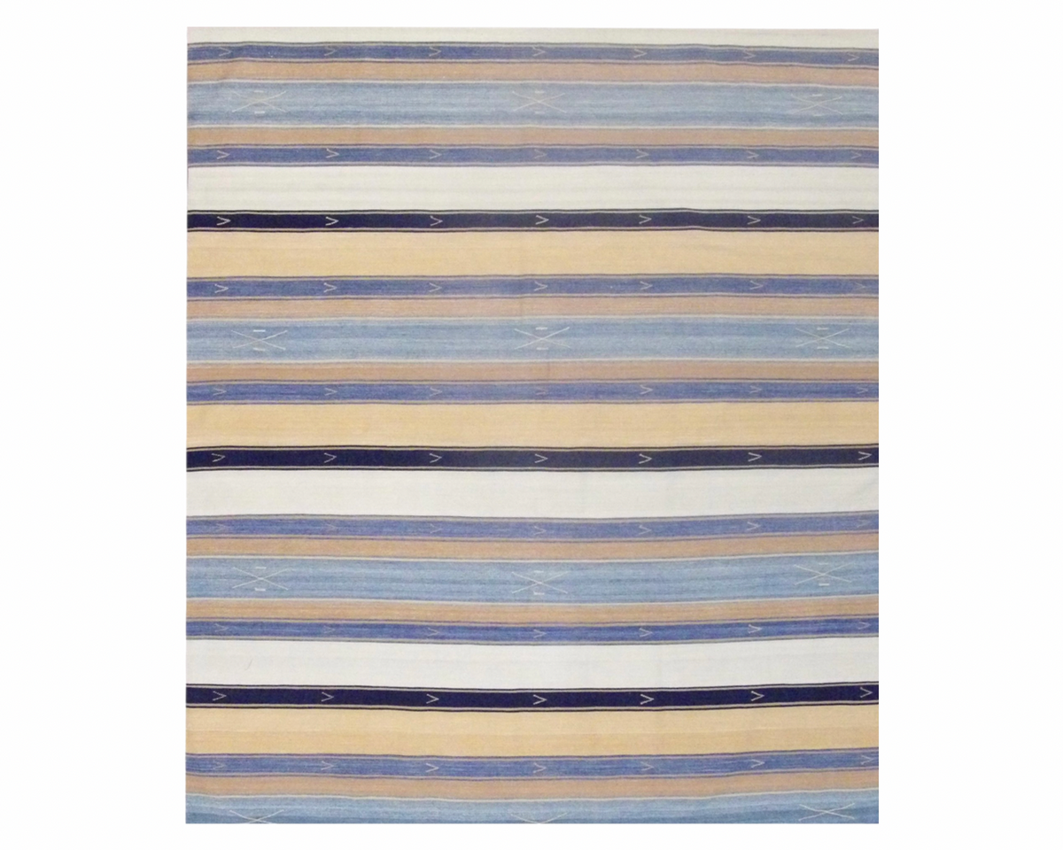 Flatweave Hand-Knotted Wool rug, Rug #101-1109