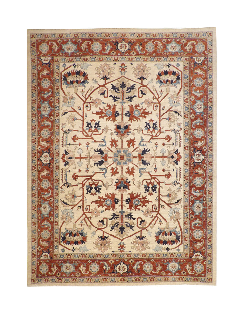10x14 Tribal Hand-Knotted Wool rug, Rug #b-149