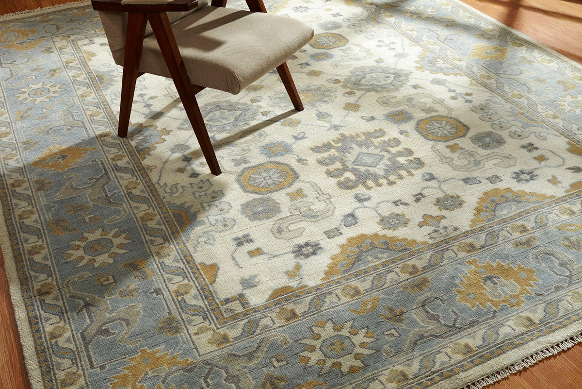 9' x 12' Transitional Hand-Knotted Wool rug, Rug #US1020