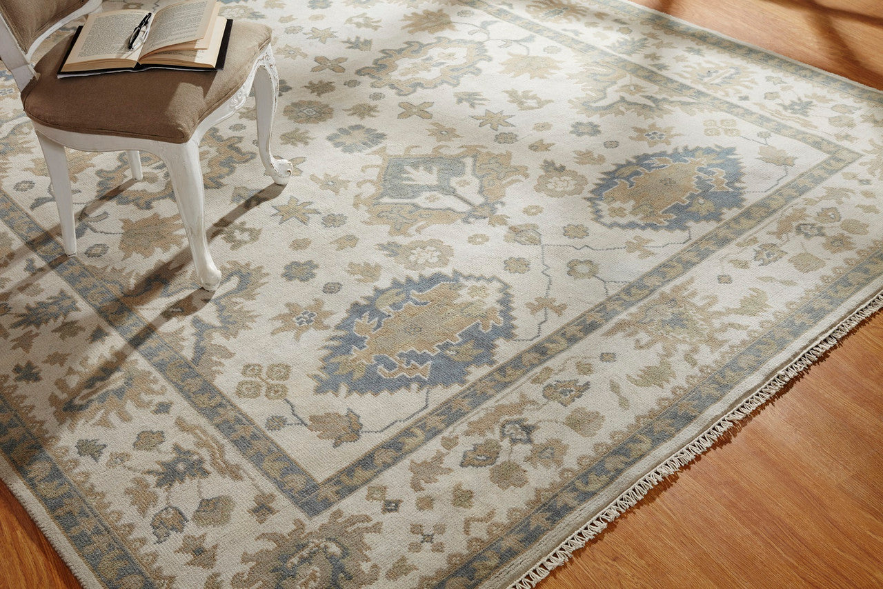9' x 12' Transitional Hand-Knotted Wool rug, Rug #US1150