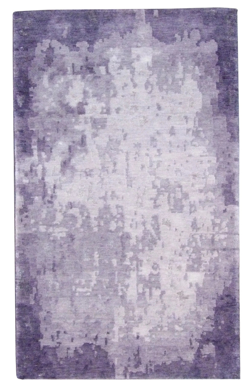 3x5 Modern Hand-Knotted Silk rug, Rug #101-164