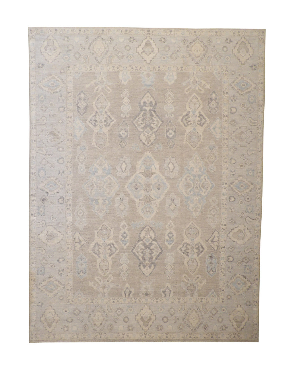 9x12 Oushak Hand-Knotted Wool rug, Rug #101-5063