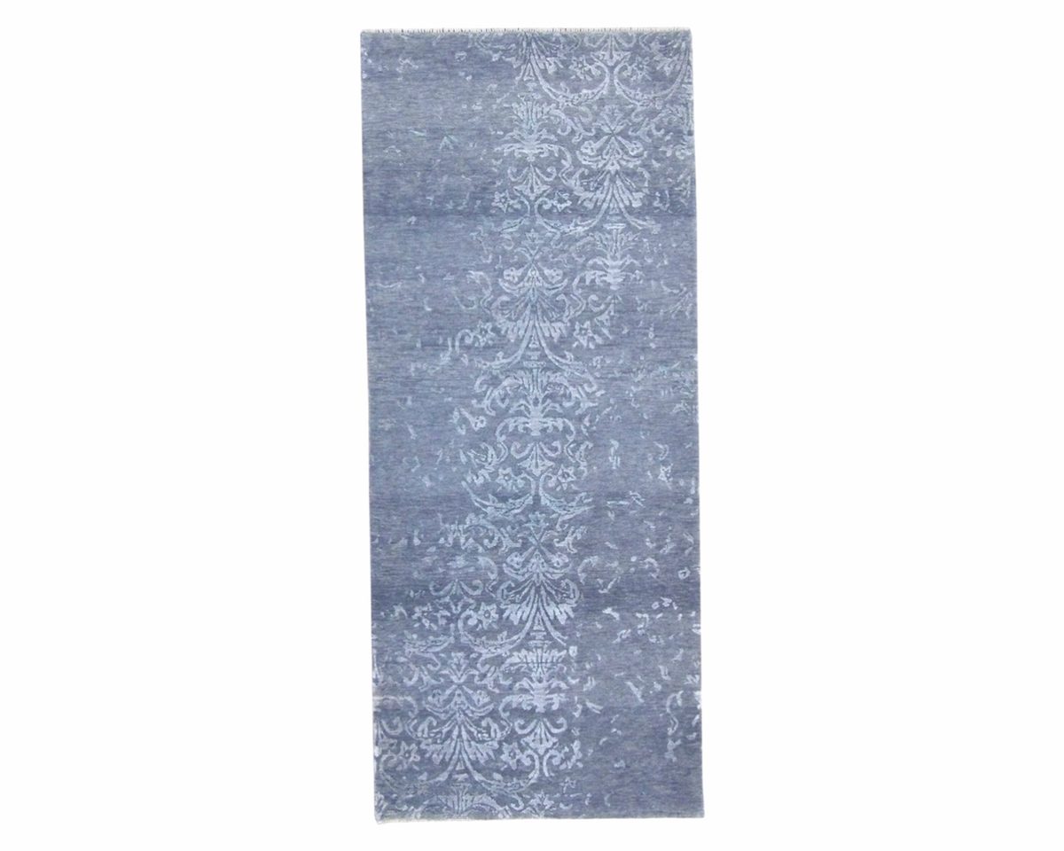 2x6 Transitional Hand-Knotted Silk rug, Rug #101-203