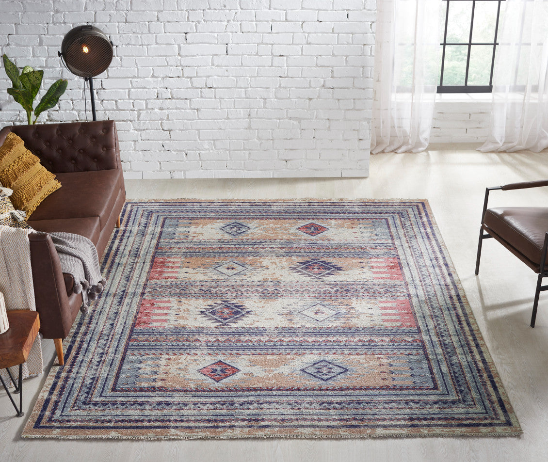 8' x 10' Transitional Hand-Knotted Wool rug, Rug #SK11840