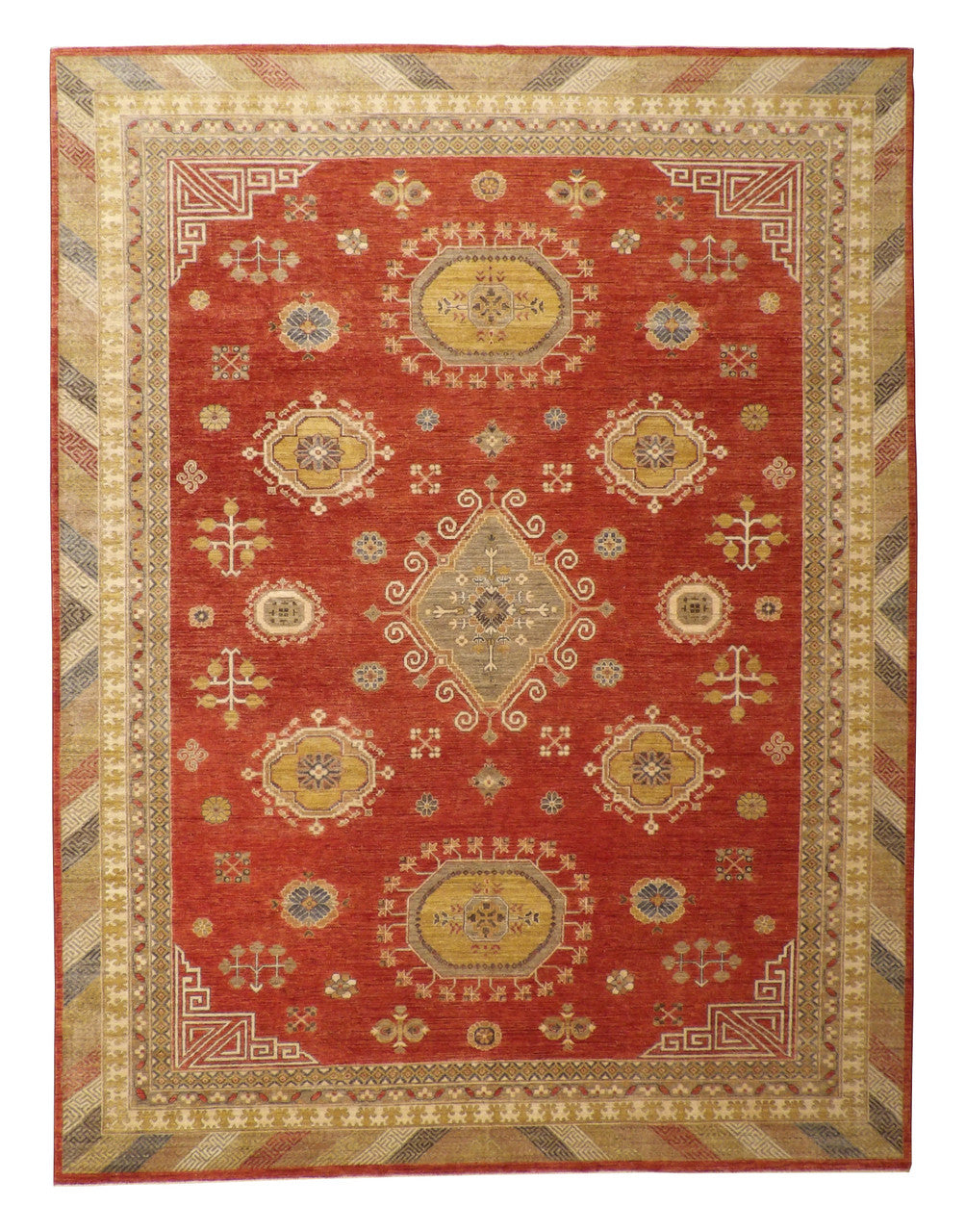 9x12 Oushak Hand-Knotted Wool rug, Rug #101-20369