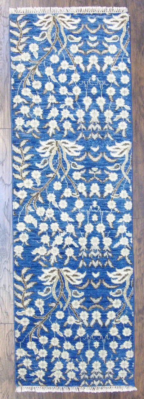 Transitional Hand-Knotted Wool rug, Rug #101-412