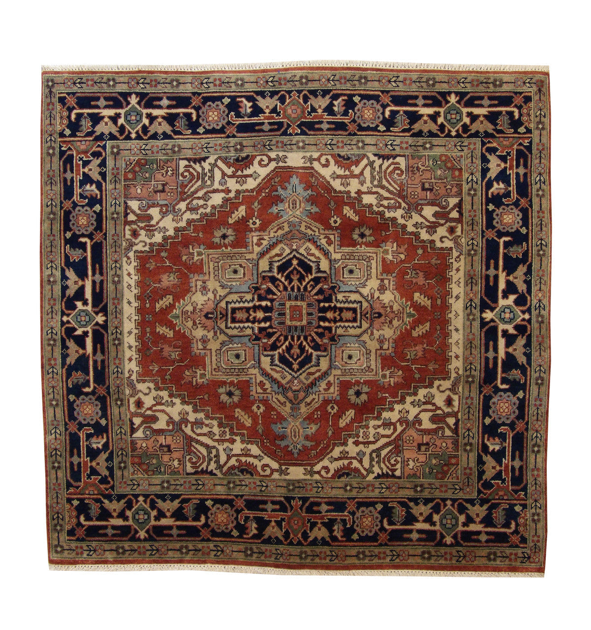6x6 Tribal Hand-Knotted Wool rug, Rug #101-20095
