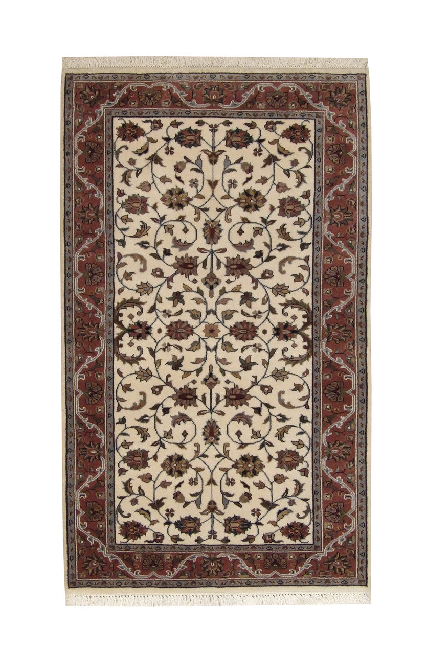 3x5 Traditional Hand-Knotted Wool rug, Rug #101-2176