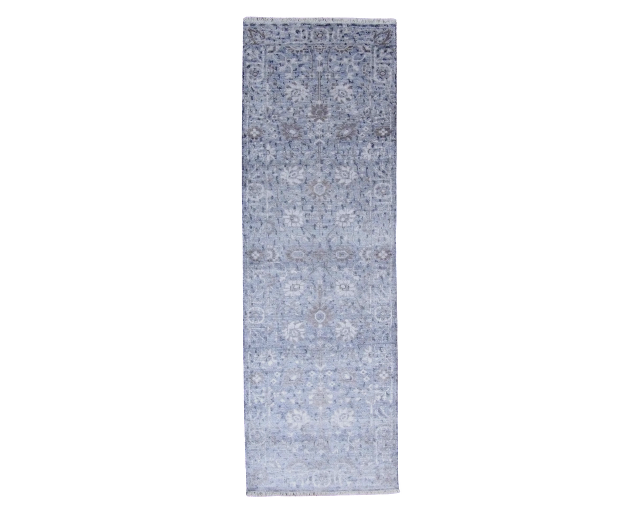 2x8 Oushak Hand-Knotted Silk rug, Rug #101-390