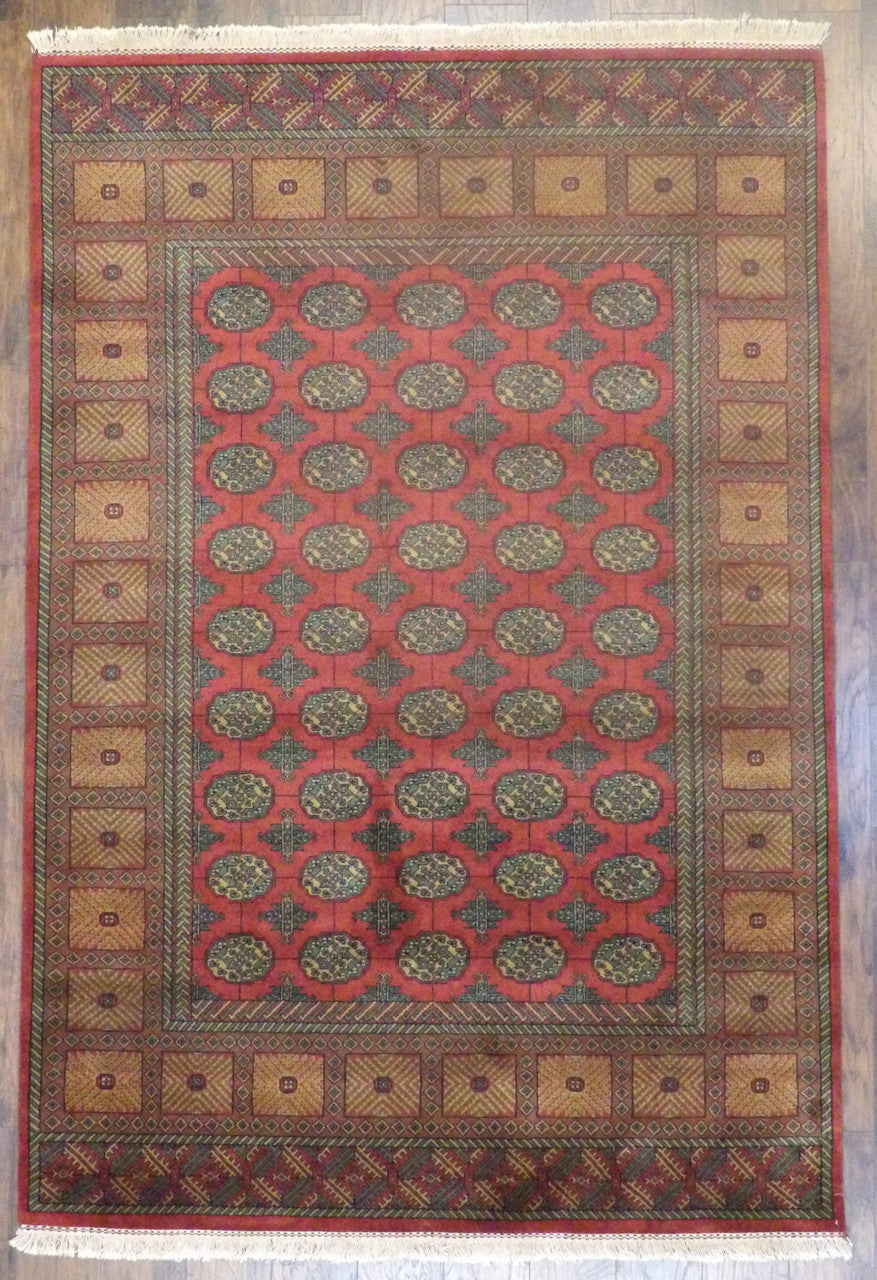 6x9 Tribal Hand-Knotted Wool rug, Rug #101-898