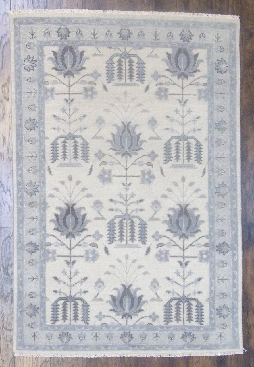 4x6 Oushak Hand-Knotted Wool rug, Rug #101-11350