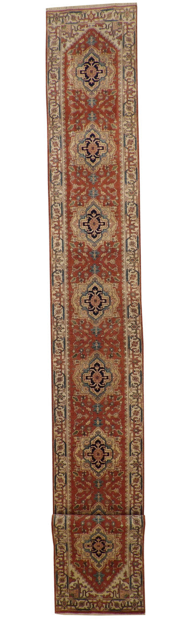 3x20 Tribal Hand-Knotted Wool rug, Rug #101-20073