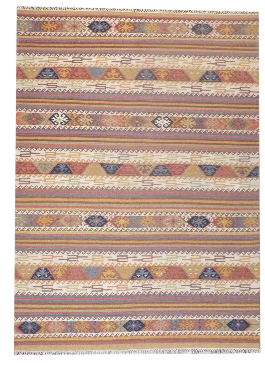 8x10 Coastal Hand-Knotted Wool rug, Rug #101-1094