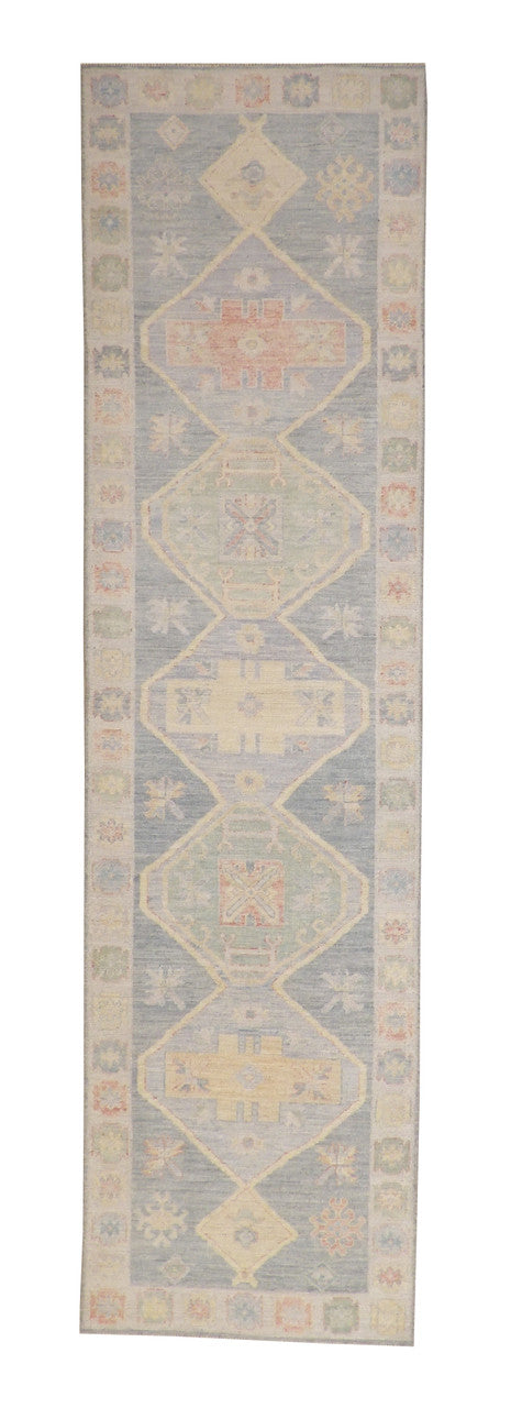 3x11 Oushak Hand-Knotted Wool rug, Rug #101-5073