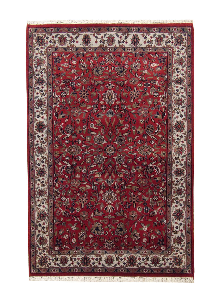 4x6 Traditional Hand-Knotted Wool rug, Rug #101-2211