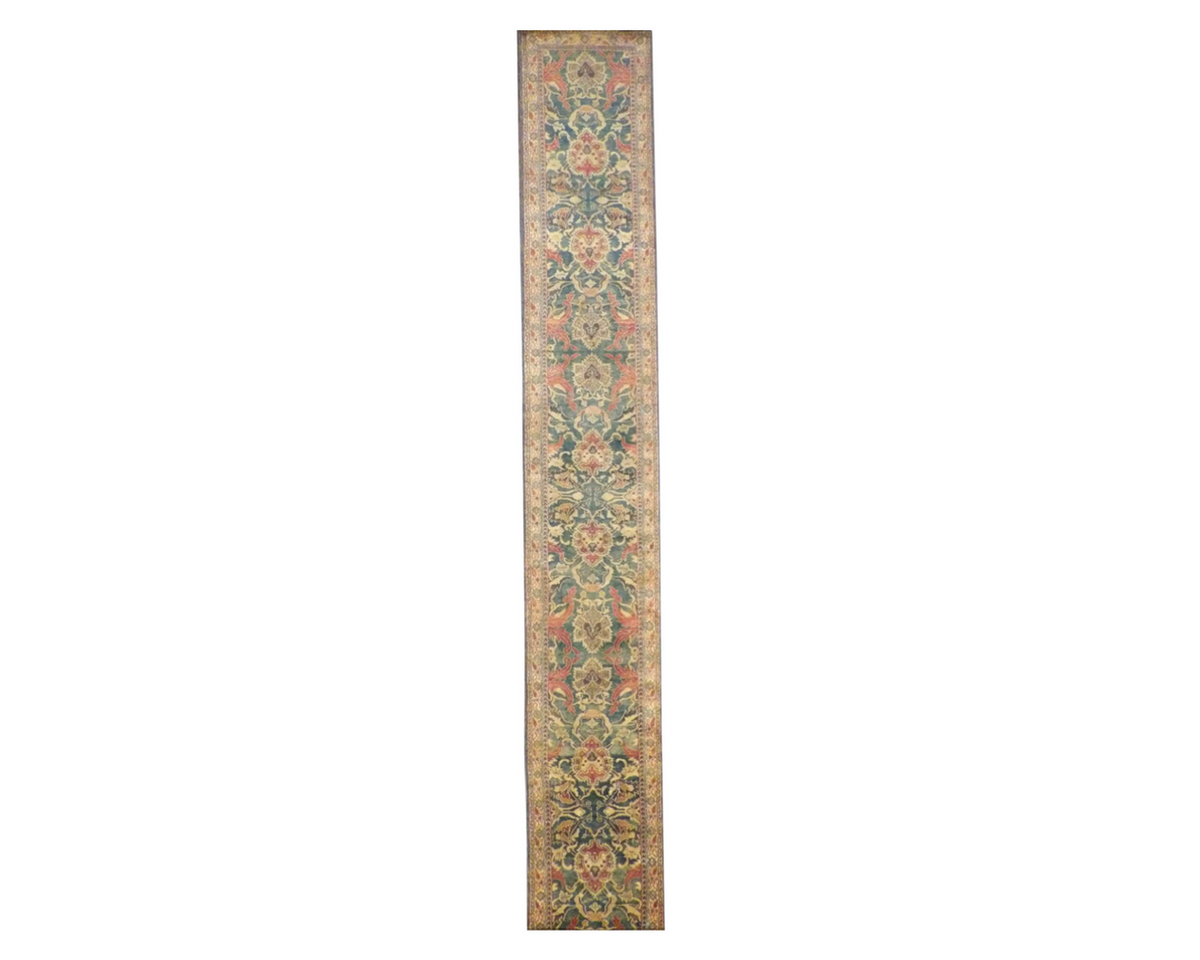 3x22 Oushak Hand-Knotted Wool rug, Rug #101-1194