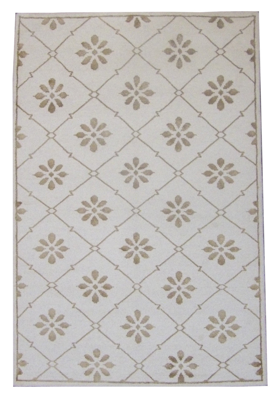 5x8 Moroccan Hand-Knotted Wool rug, Rug #101-831