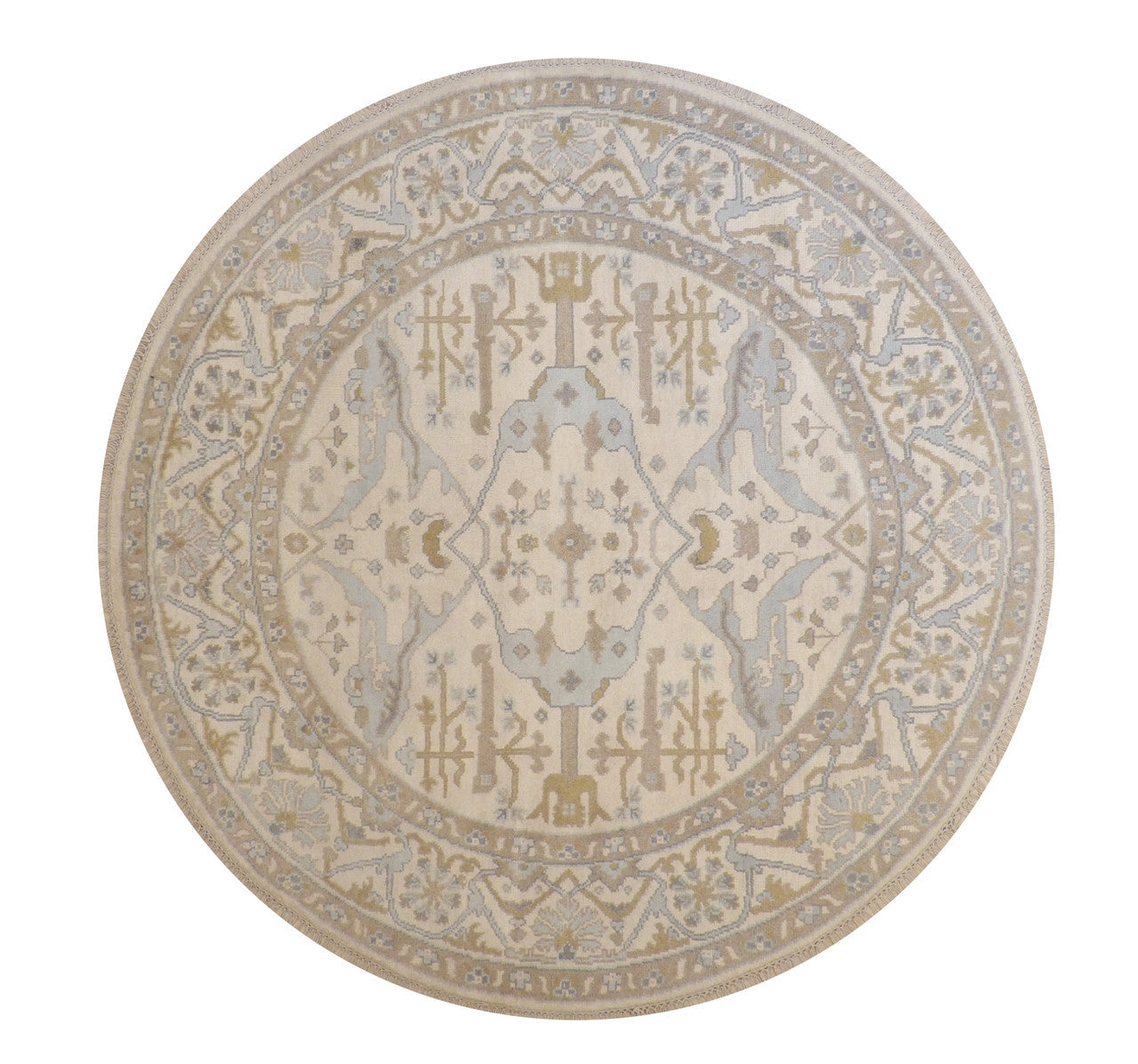 8x8 Oushak Hand-Knotted Wool rug, Rug #101-20339