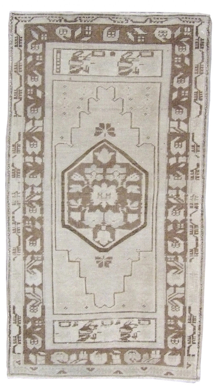 3x5 Oushak Hand-Knotted Wool rug, Rug #101-132