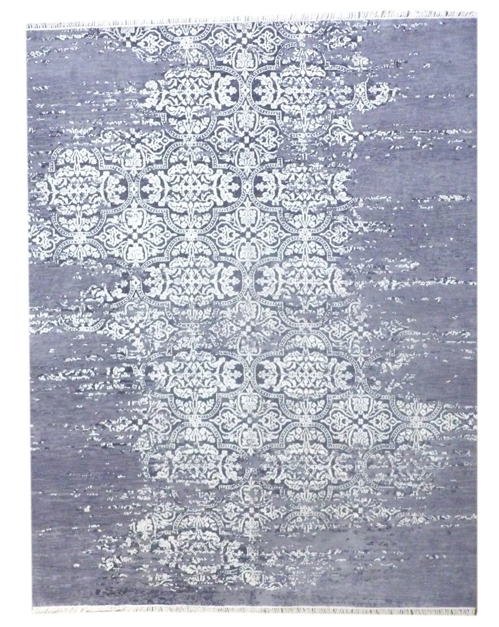 8x10 Modern Hand-Knotted Silk rug, Rug #101-11151