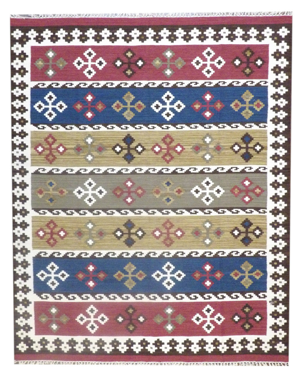 Coastal Hand-Knotted Wool rug, Rug #101-1090