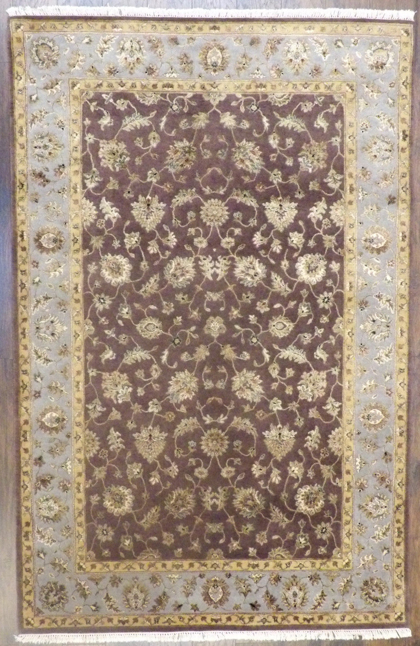 6x9 Traditional Hand-Knotted Silk rug, Rug #101-879