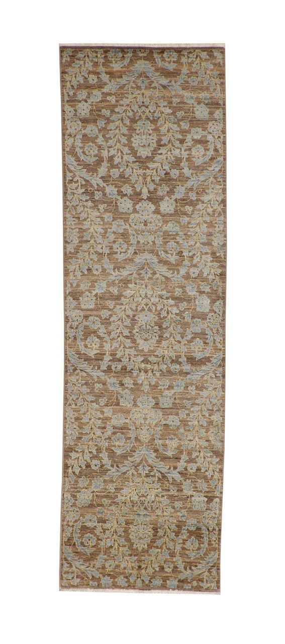 3x10 Tribal Hand-Knotted Wool rug, Rug #101-2107
