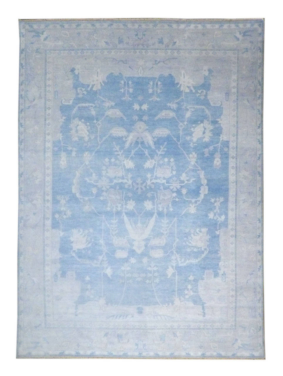 9x12 Oushak Hand-Knotted Wool rug, Rug #101-11074