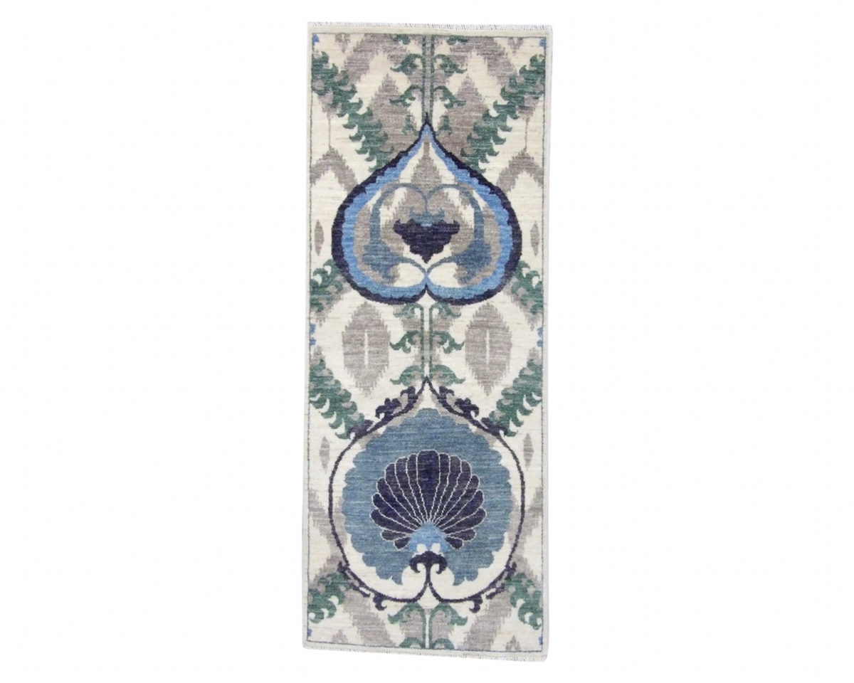 2x6 Traditional Hand-Knotted Wool rug, Rug #101-212
