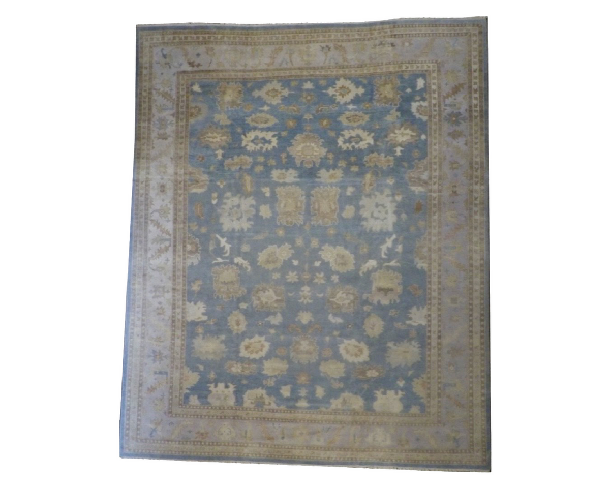 12x15 Oushak Hand-Knotted Wool rug, Rug #101-742