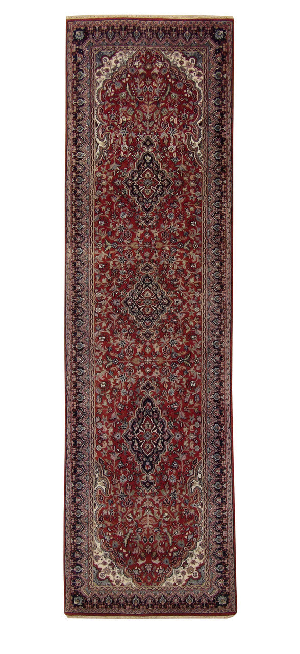 3x10 Traditional Hand-Knotted Wool rug, Rug #101-20010