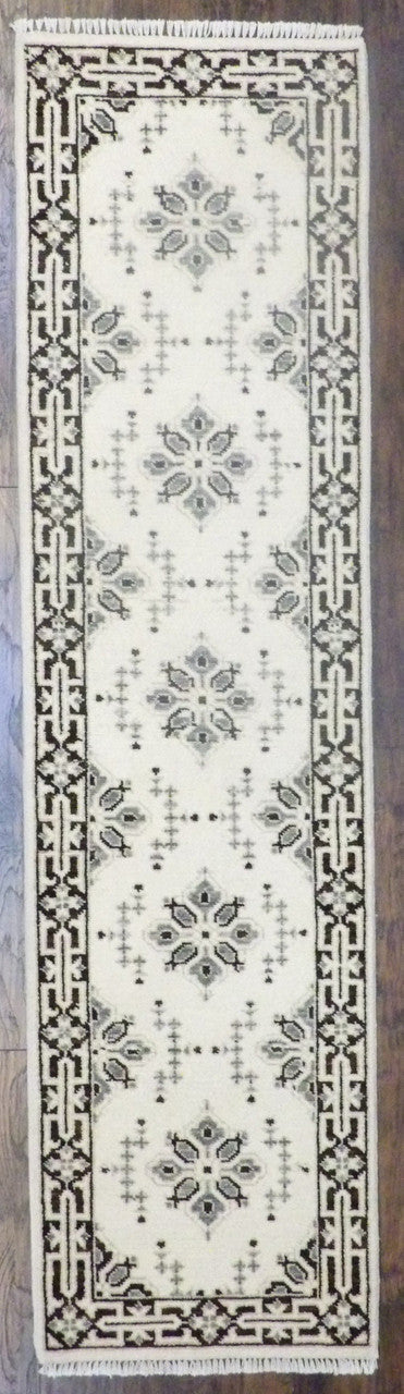 2x10 Tribal Hand-Knotted Wool rug, Rug #101-608